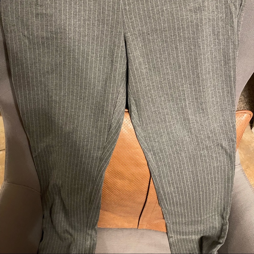 Chico’s Ponte Stretch Pinstripe Pants